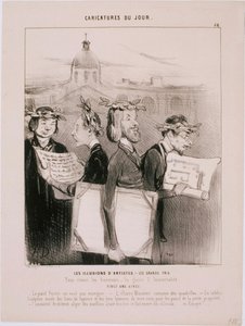 Günün Karikatürleri - Les Illusions DArtistes by Honoré Daumier